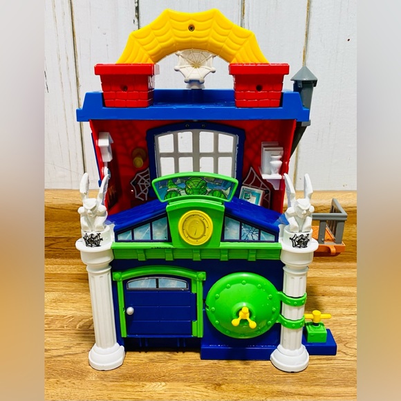 Toys Marvel Hasbro 210 Spiderman Vs Green Goblin Bank Heist Playset